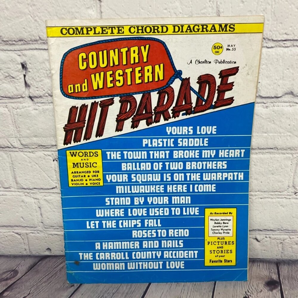Vintage Country and Western Hit Parade May 1969 - Words and Music Arrangements